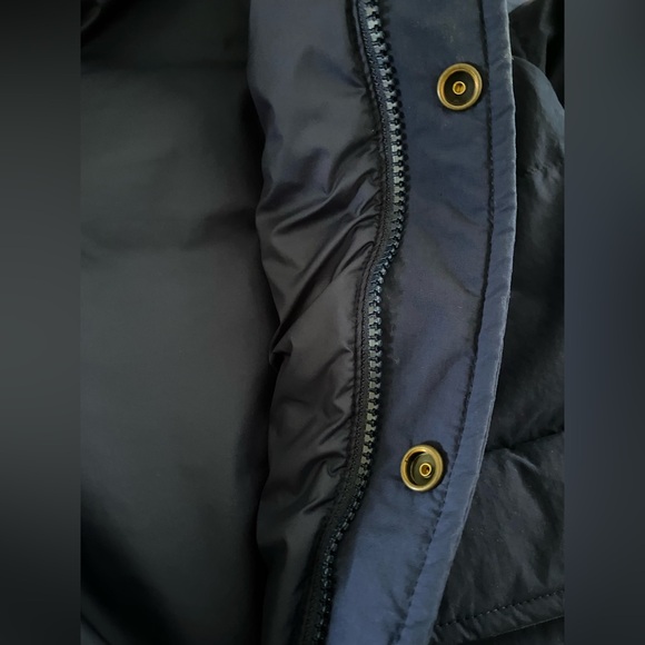 North Face Youth Kids Navy Blue Hooded Parka Puffer Coat, Medium 10/12 - Picture 7 of 11